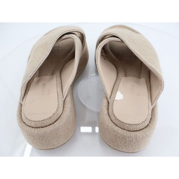 Paloma Barceló Bola Platform Sandal Slide Beige Cross Straps Size 40 9.5 Fabric - Picture 5 of 10